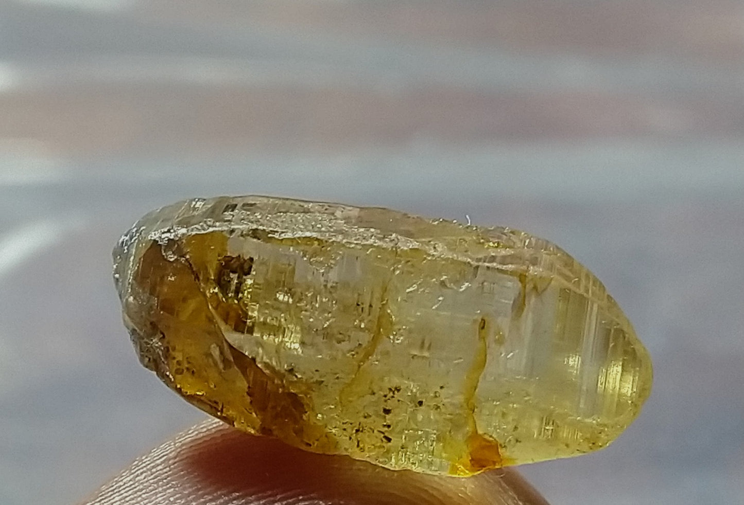 Natural Yellow Sapphire 9ct Natural Crystal Stone.