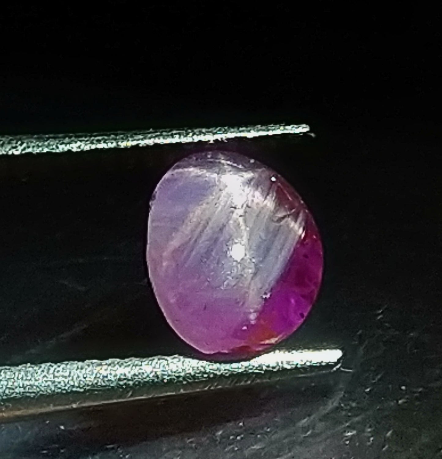 Star Sapphire 1ct Bi-Colour Very Rare Stone