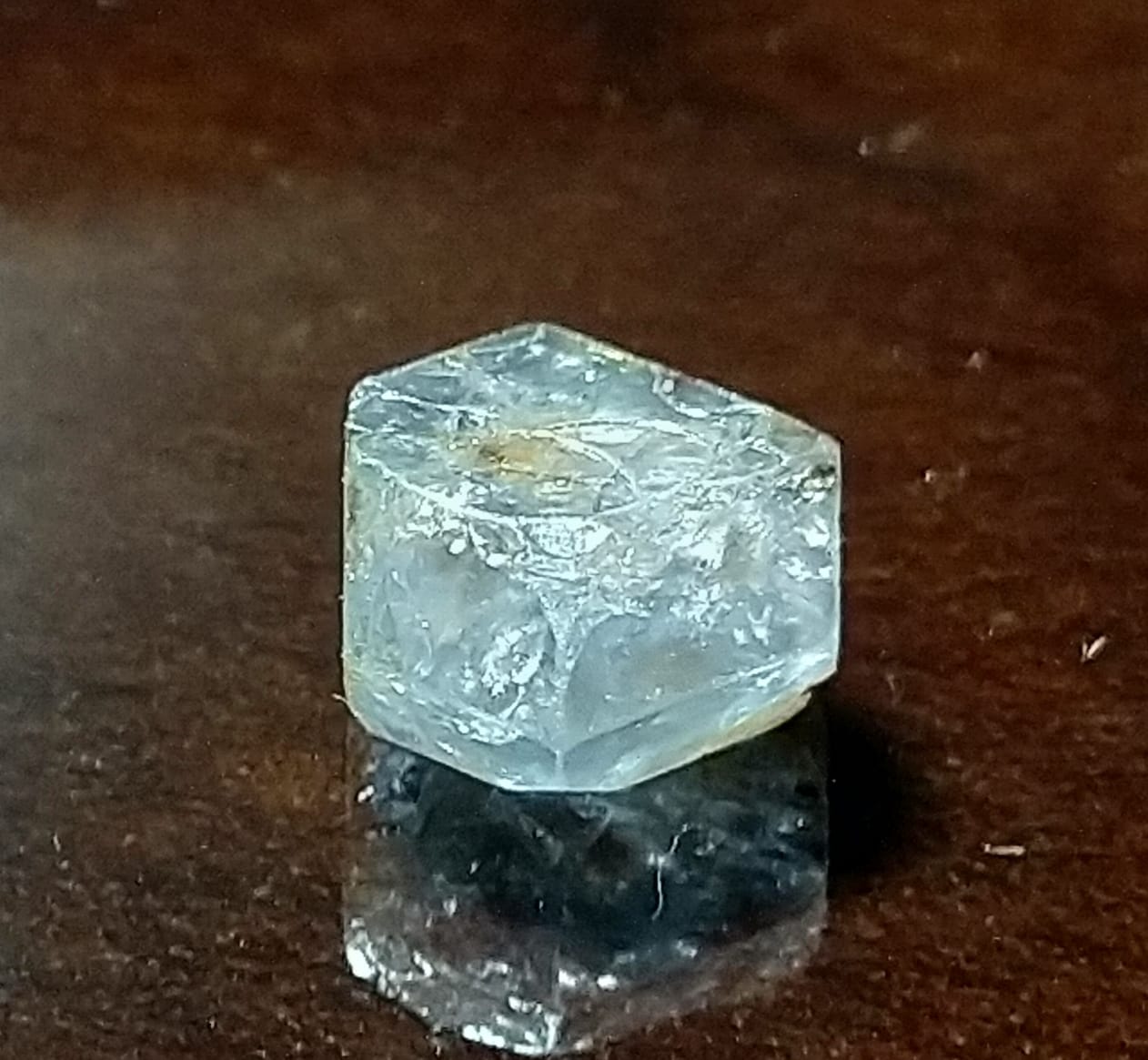 Spinel Unusual shape Colourless 2.55ct Crystal Stone Sri-Lanka.