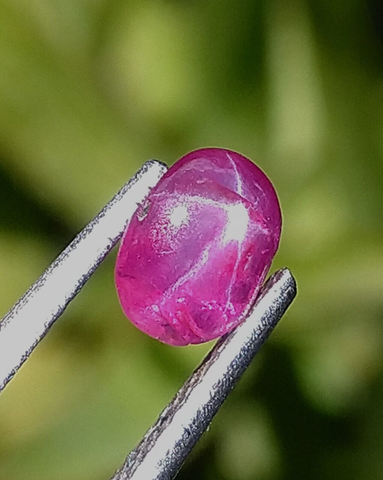 Star Sapphire 0.99ct Natural Beautiful Colors Stone.