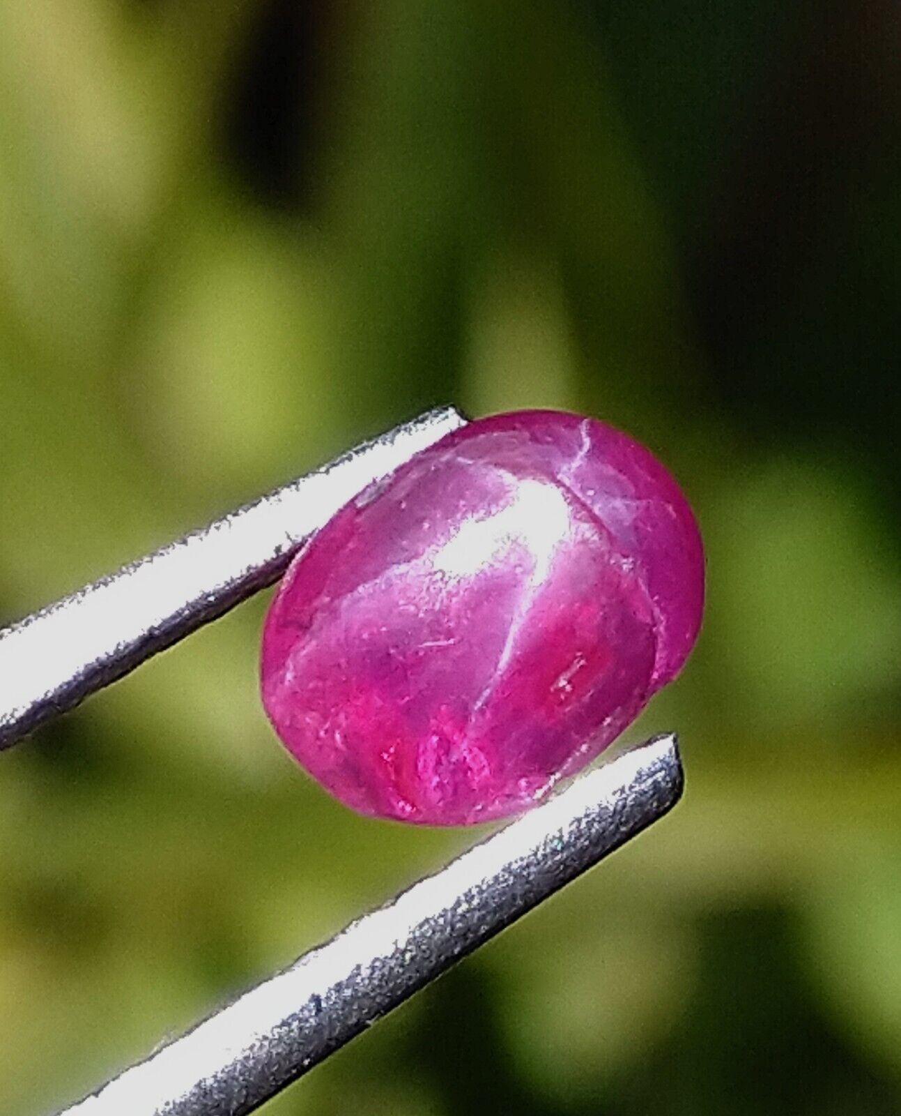 Star Sapphire 0.99ct Natural Beautiful Colors Stone.