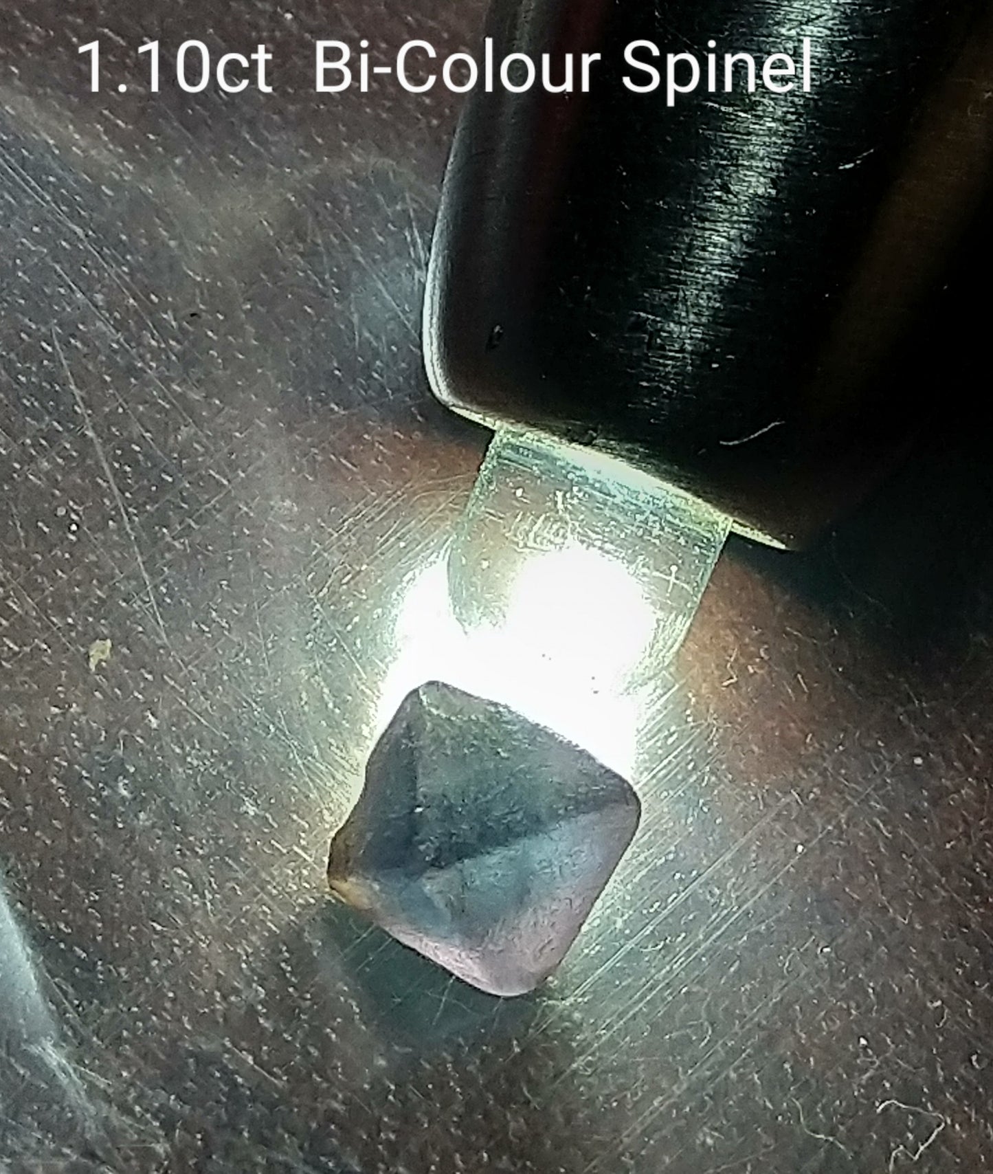 Natural 1.10ct Bi-Colour Spinel Crystal Sri-Lanka.