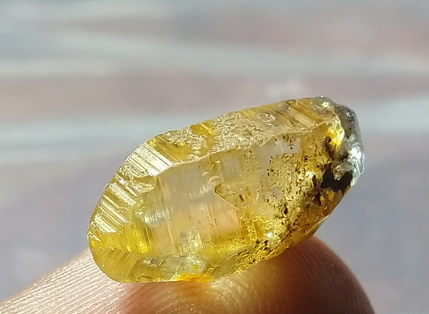 Natural Yellow Sapphire 9ct Natural Crystal Stone.