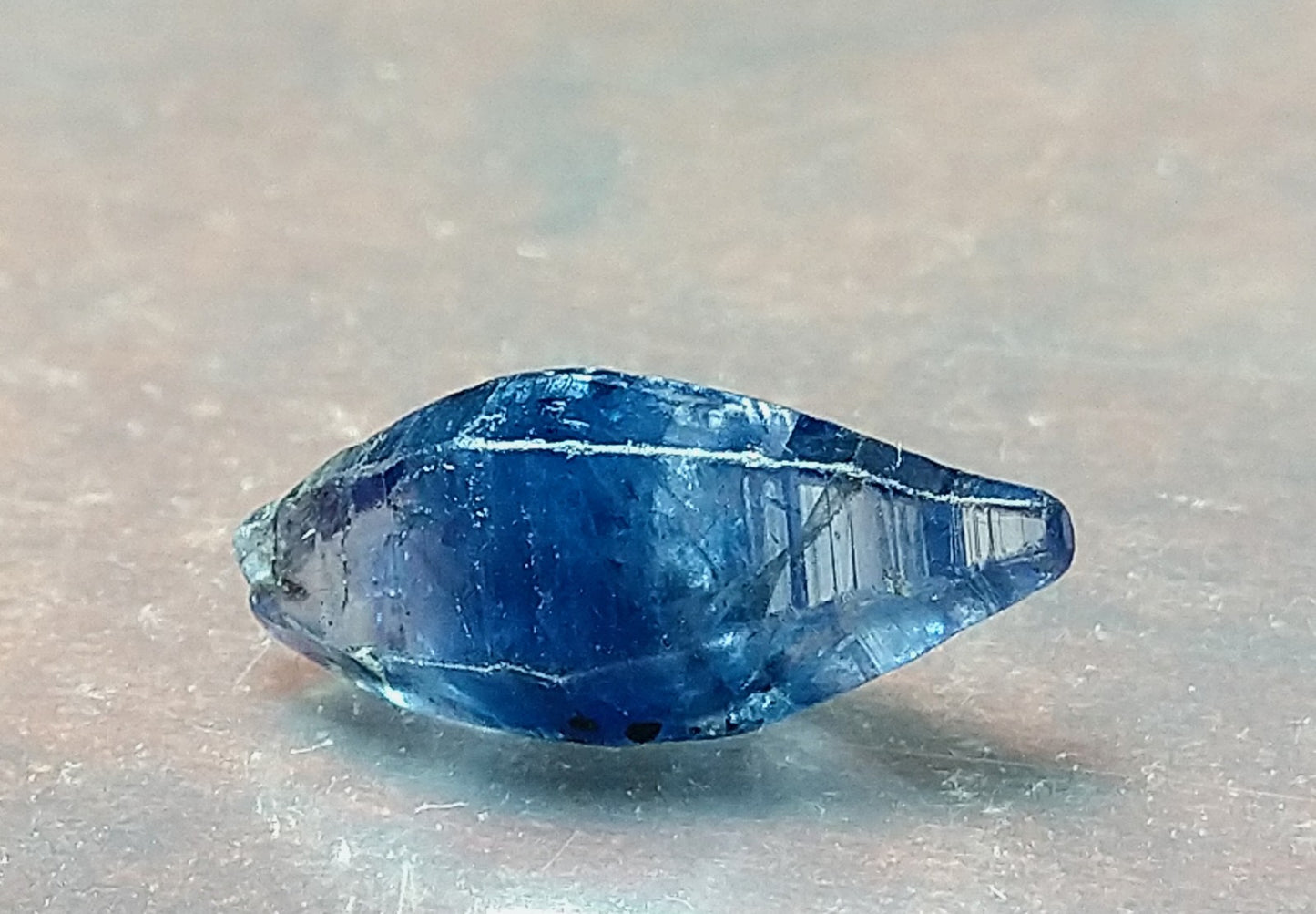 Blue Sapphire 3.35ct Heated Crystal Stone.