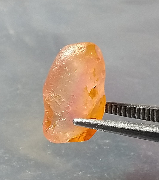 Padparadscha Sapphire 5ct Rough Natural Stone.