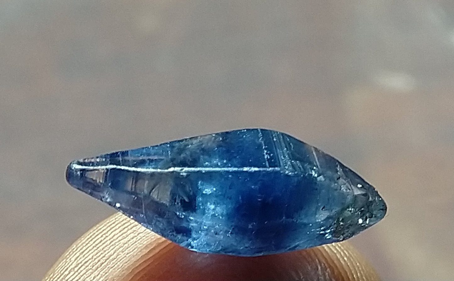 Blue Sapphire 3.35ct Heated Crystal Stone.