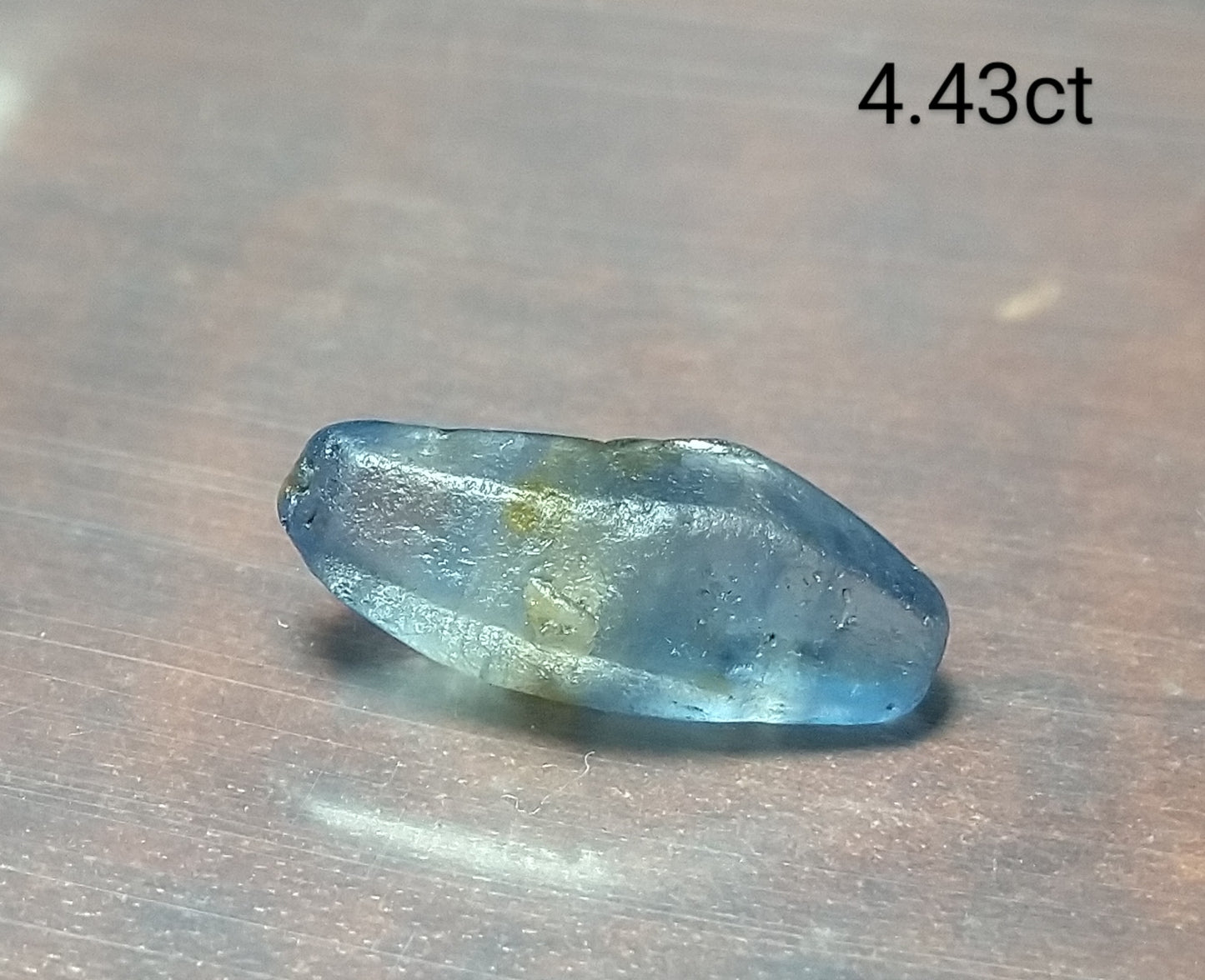 Natural Blue Sapphire 4.43ct Crystal Stone