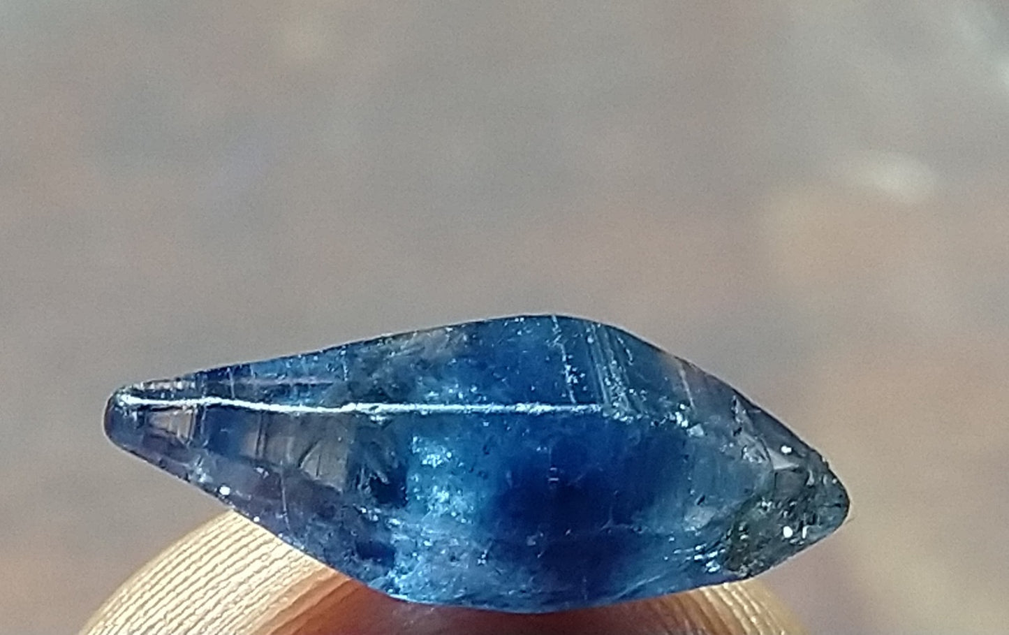 Blue Sapphire 3.35ct Heated Crystal Stone.