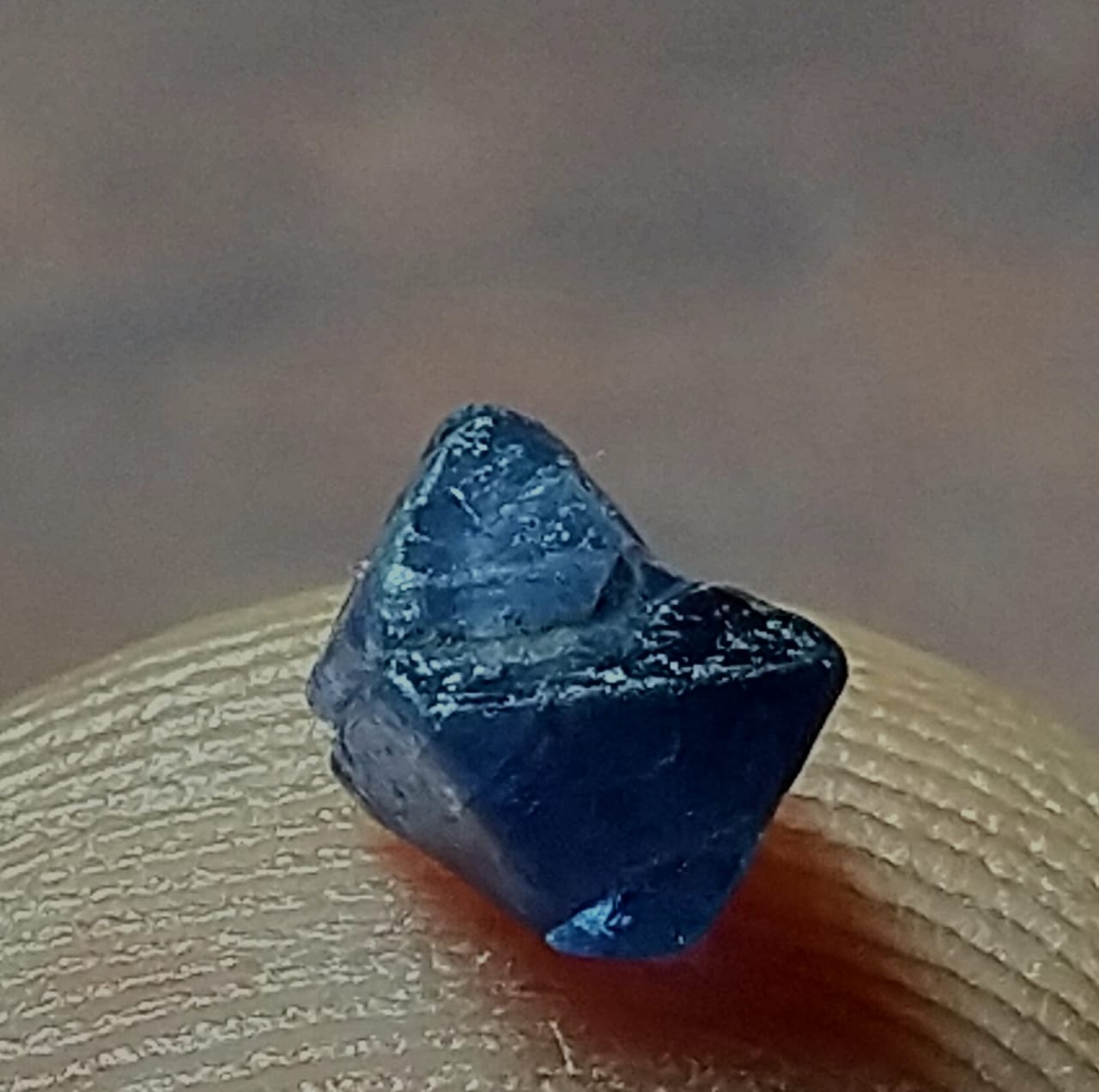 Blue Twin Spinel Crystal 0.55ct Stone Sri-Lanka.