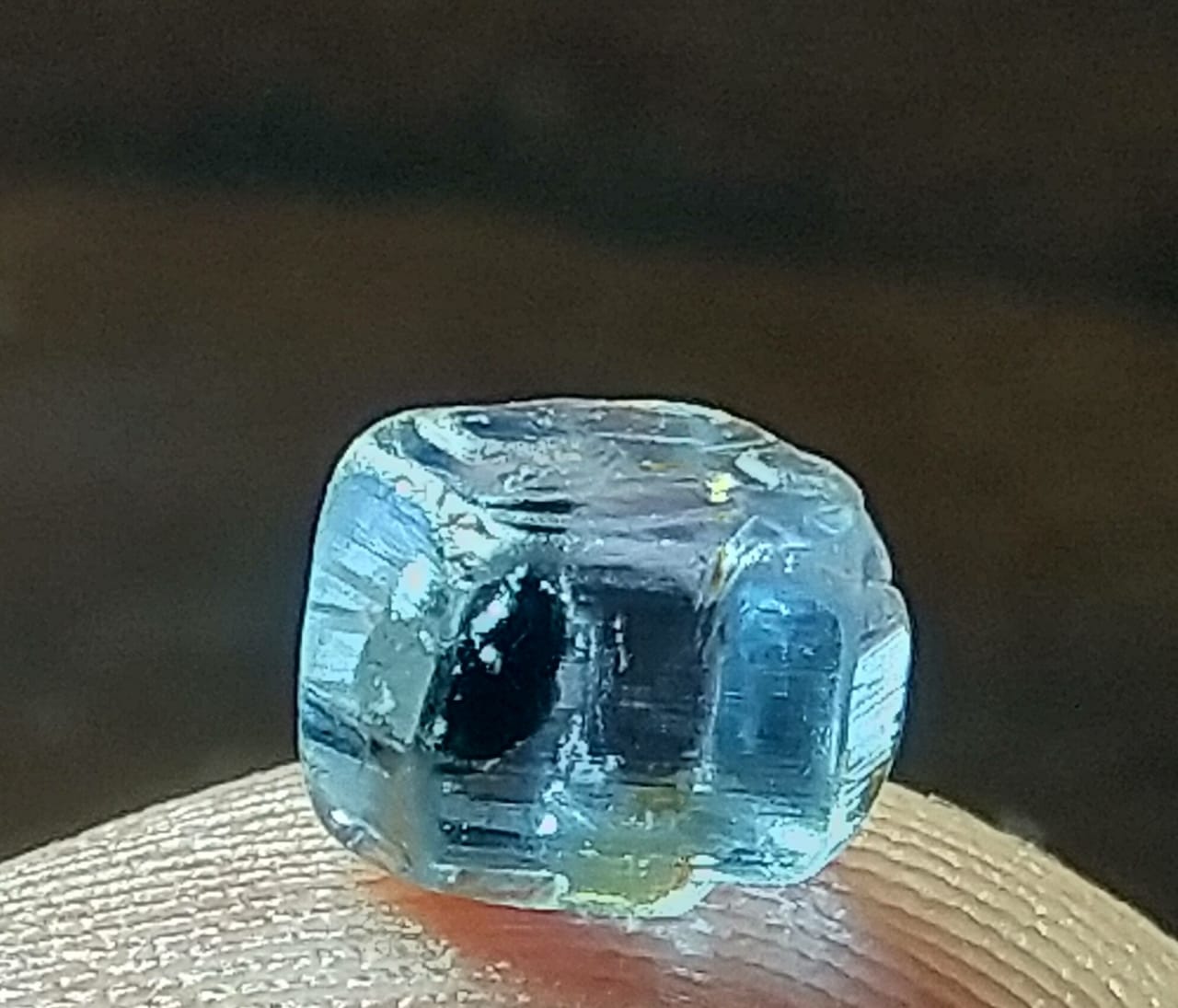 Blue Sapphire 1.18ct Natural Crystal Stone Sri-lanka.