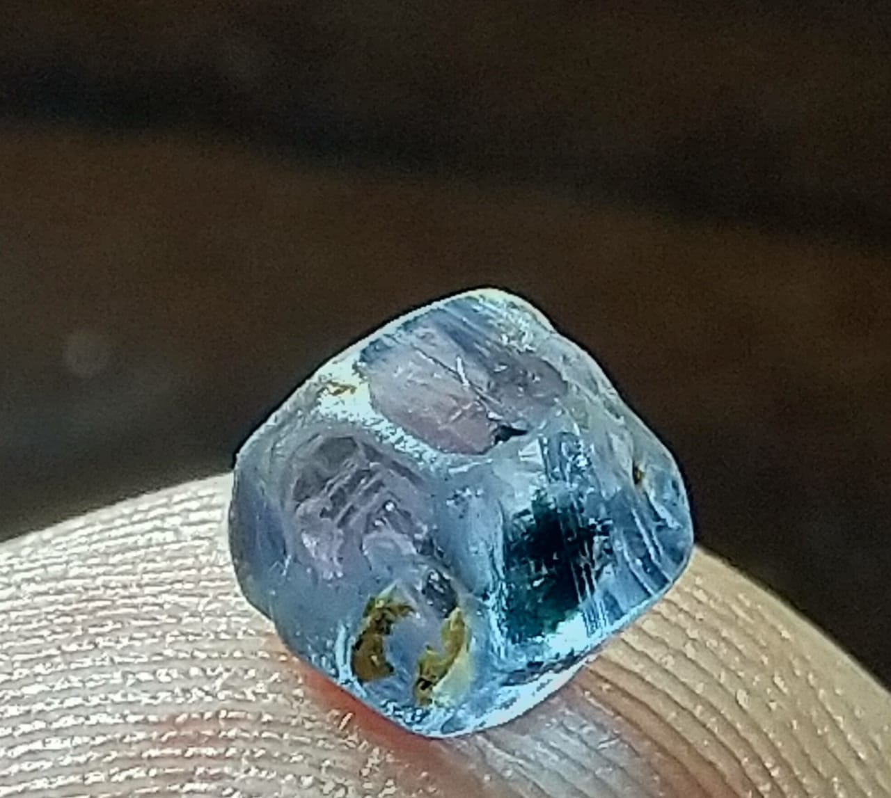 Blue Sapphire 1.18ct Natural Crystal Stone Sri-lanka.