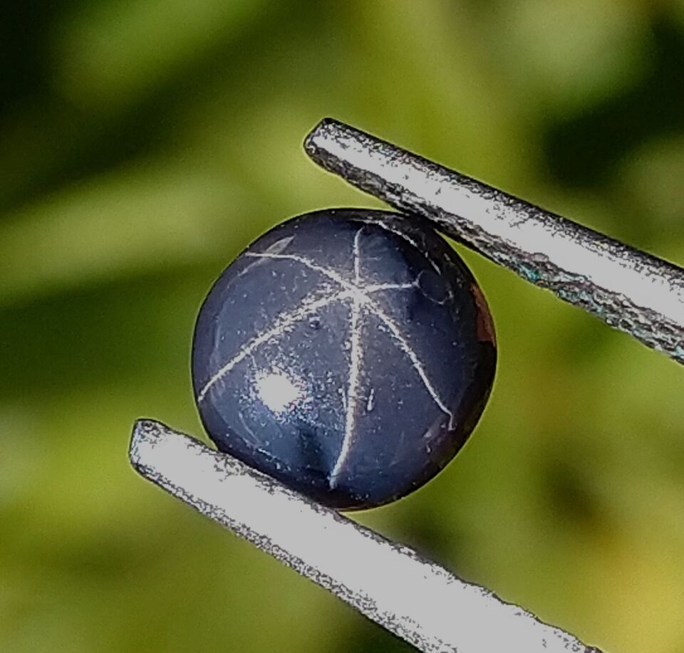 Star Spinel 0.97ct Natural Powerful Star Stone