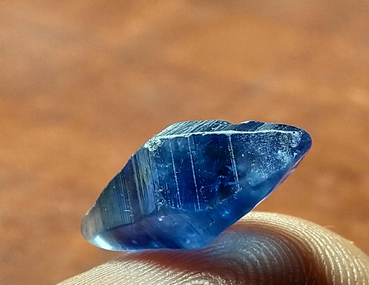 Blue Sapphire 5.32ct Heated Crystal Stone Sri-Lanka.