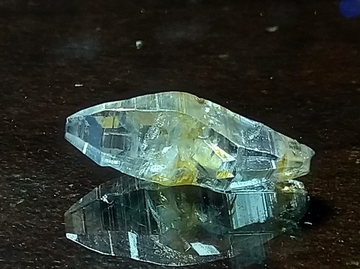 Natural Sapphire 2.12ct Colourless Crystal Stone Sri-Lanka.