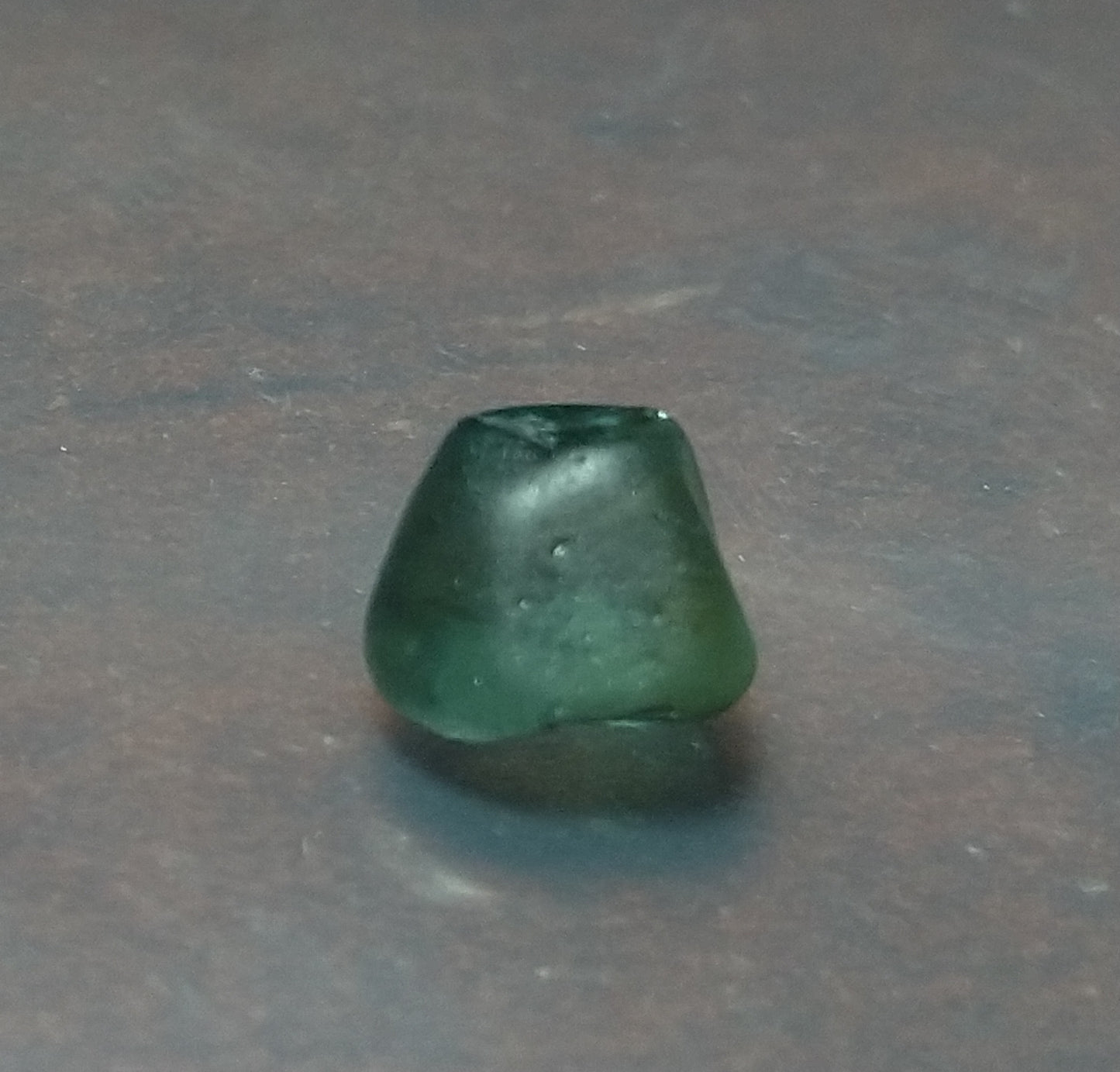 Natural Green Sapphire 1.45ct Crystal Shape Rare stone -Sri-Lanka.