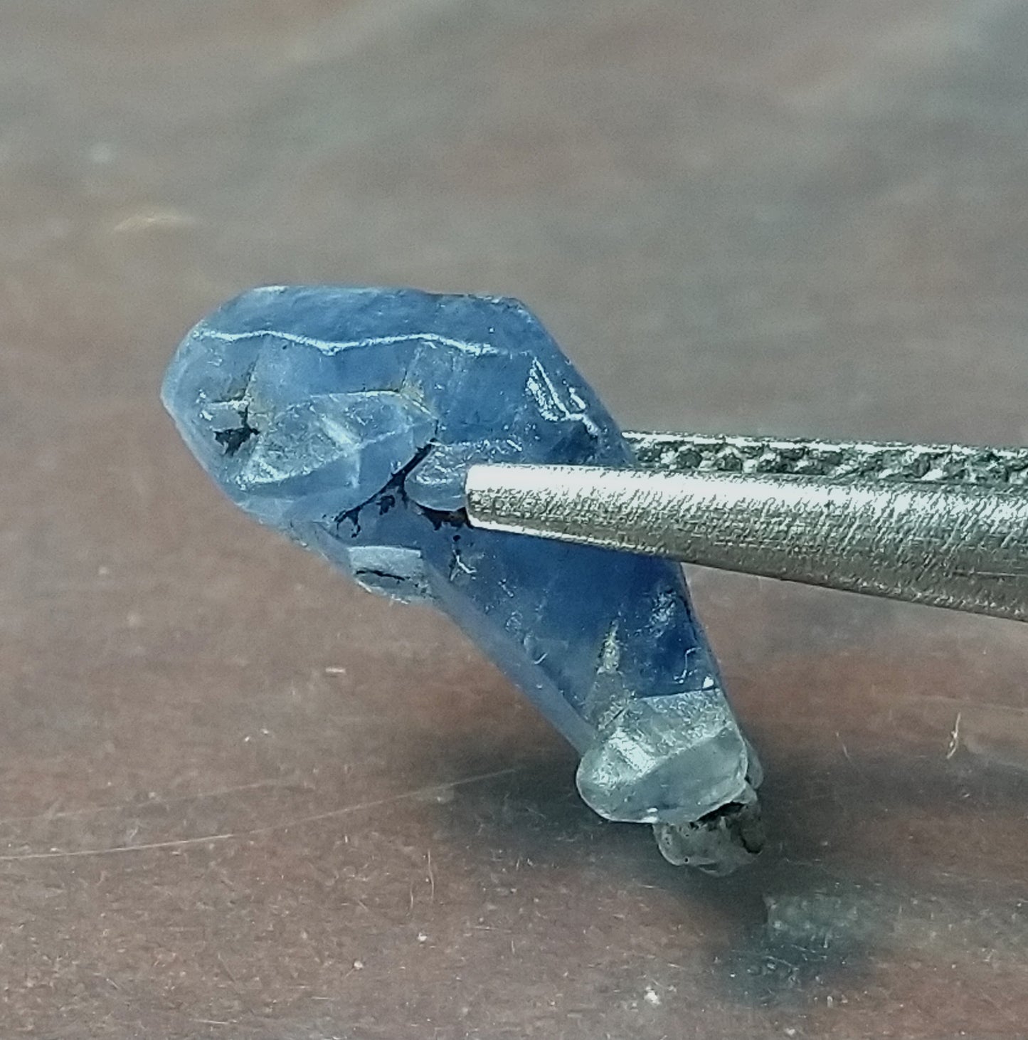 Blue Sapphire 3.75ct Twin Crystal.