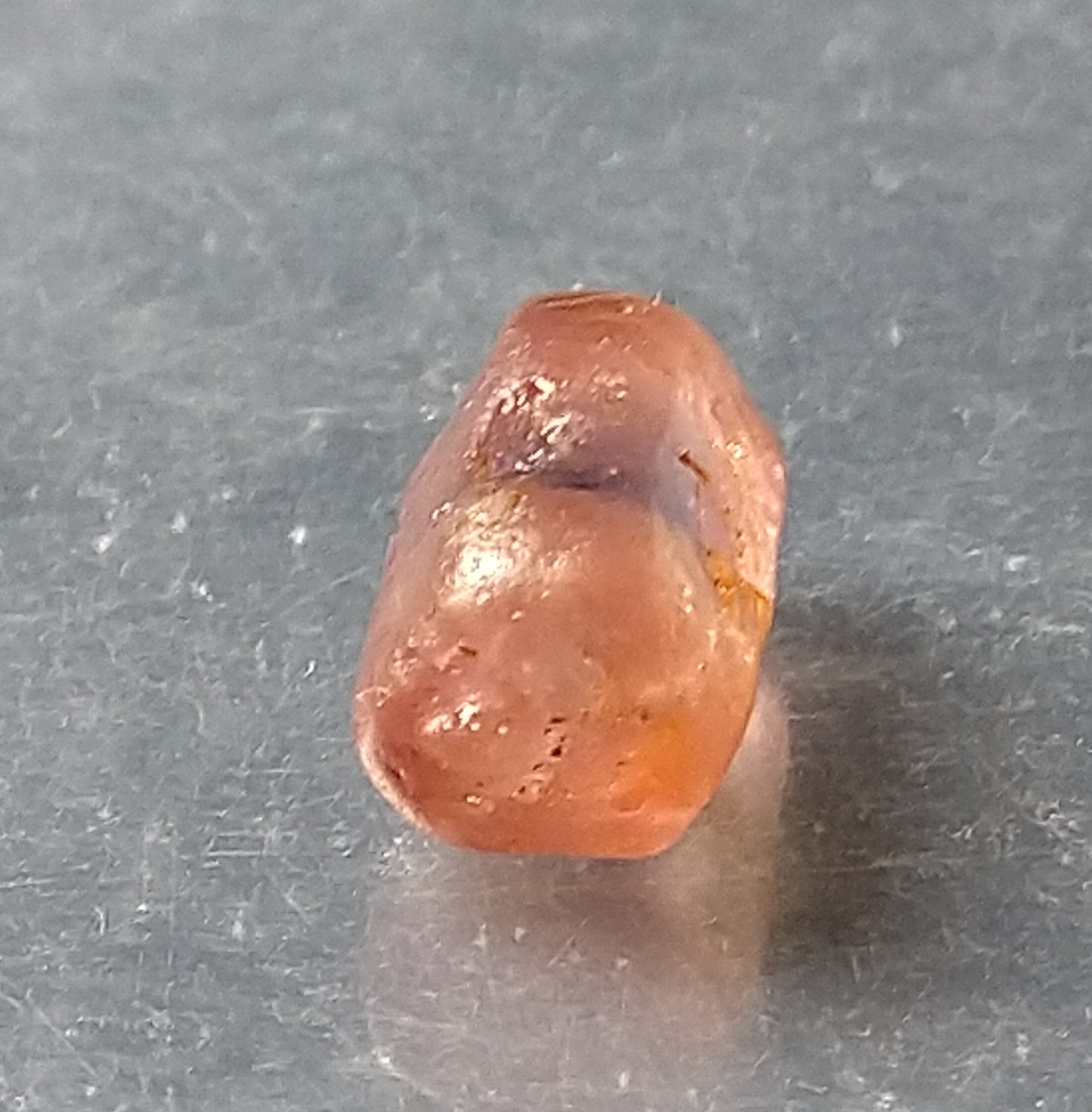 Padparadscha Sapphire Barrel Shape Crystal 1.95ct Stone.