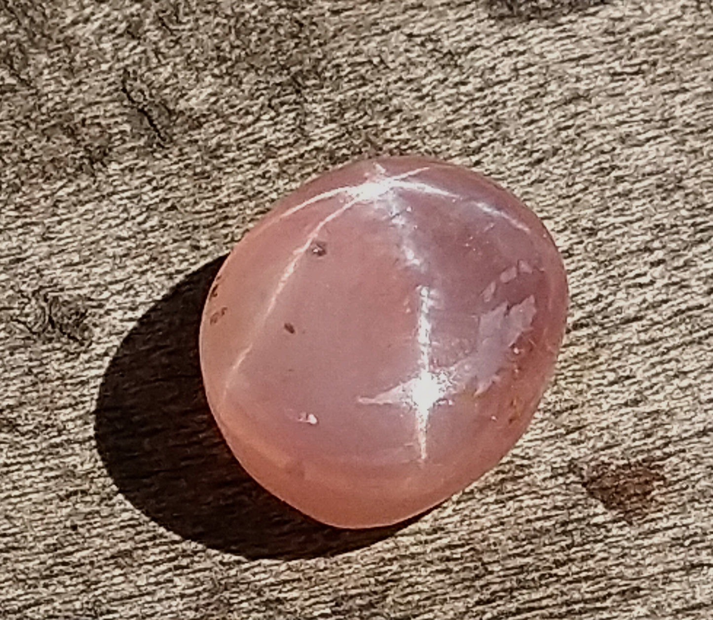 Padparadscha Star Sapphire 2.70ct Rare Color Stone.