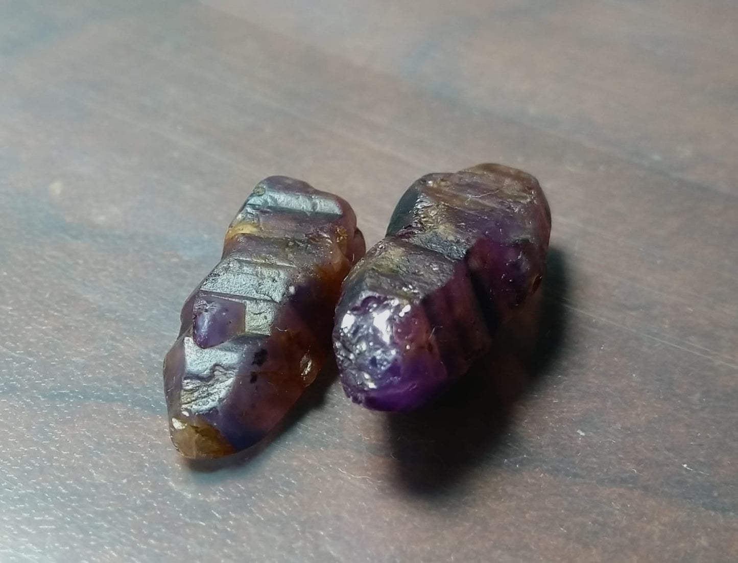 Purple Sapphire 22.50ct-2pcs Natural Stones.