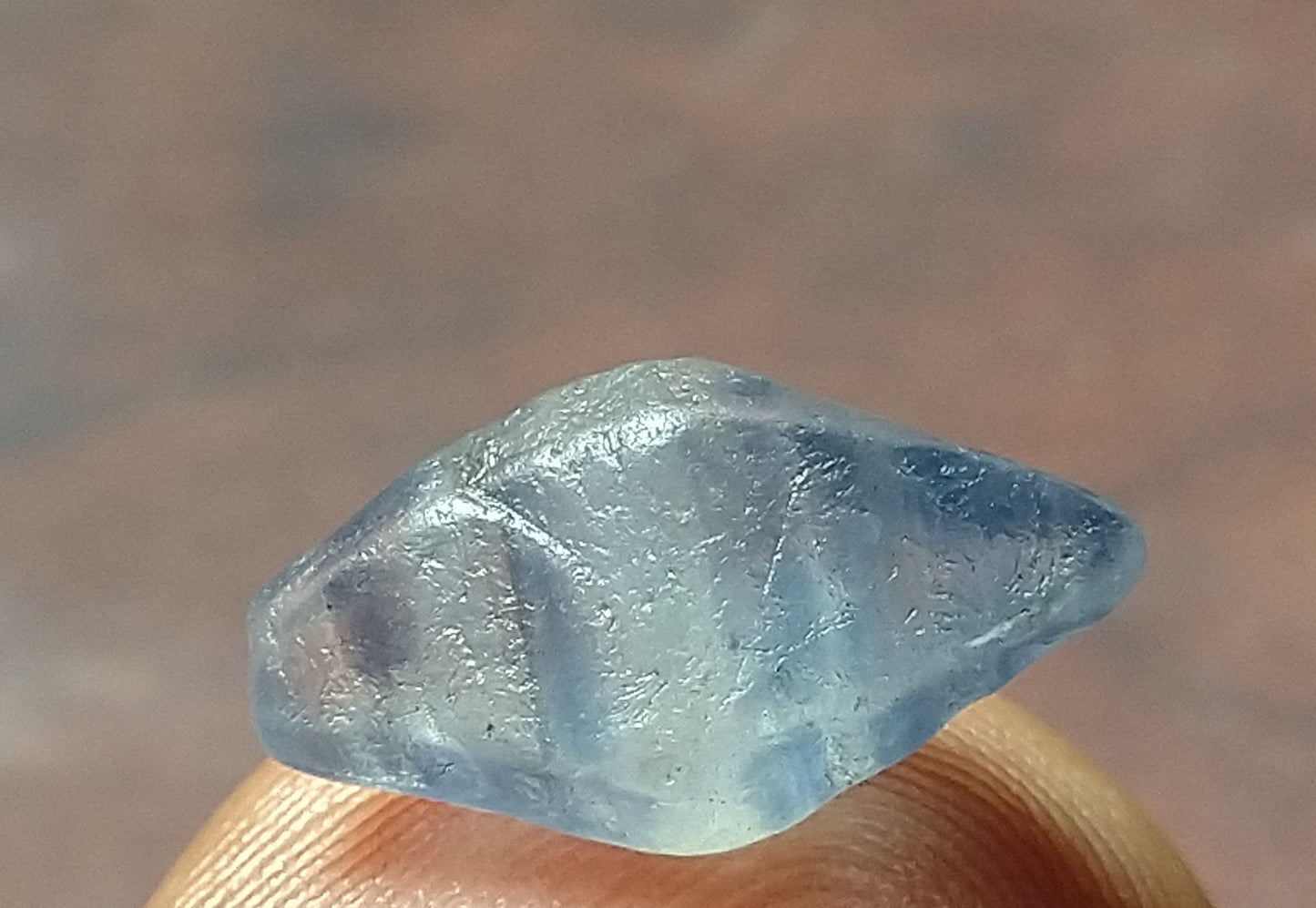 Natural Light Blue Sapphire Crystal 3.90ct Natural Stone