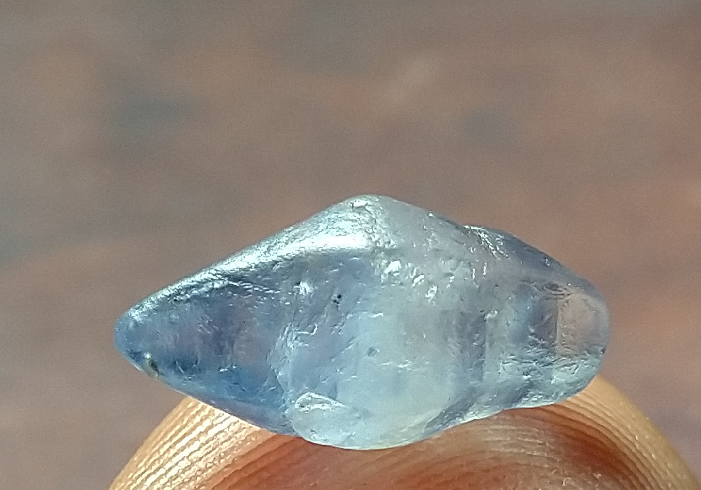 Natural Light Blue Sapphire Crystal 3.90ct Natural Stone