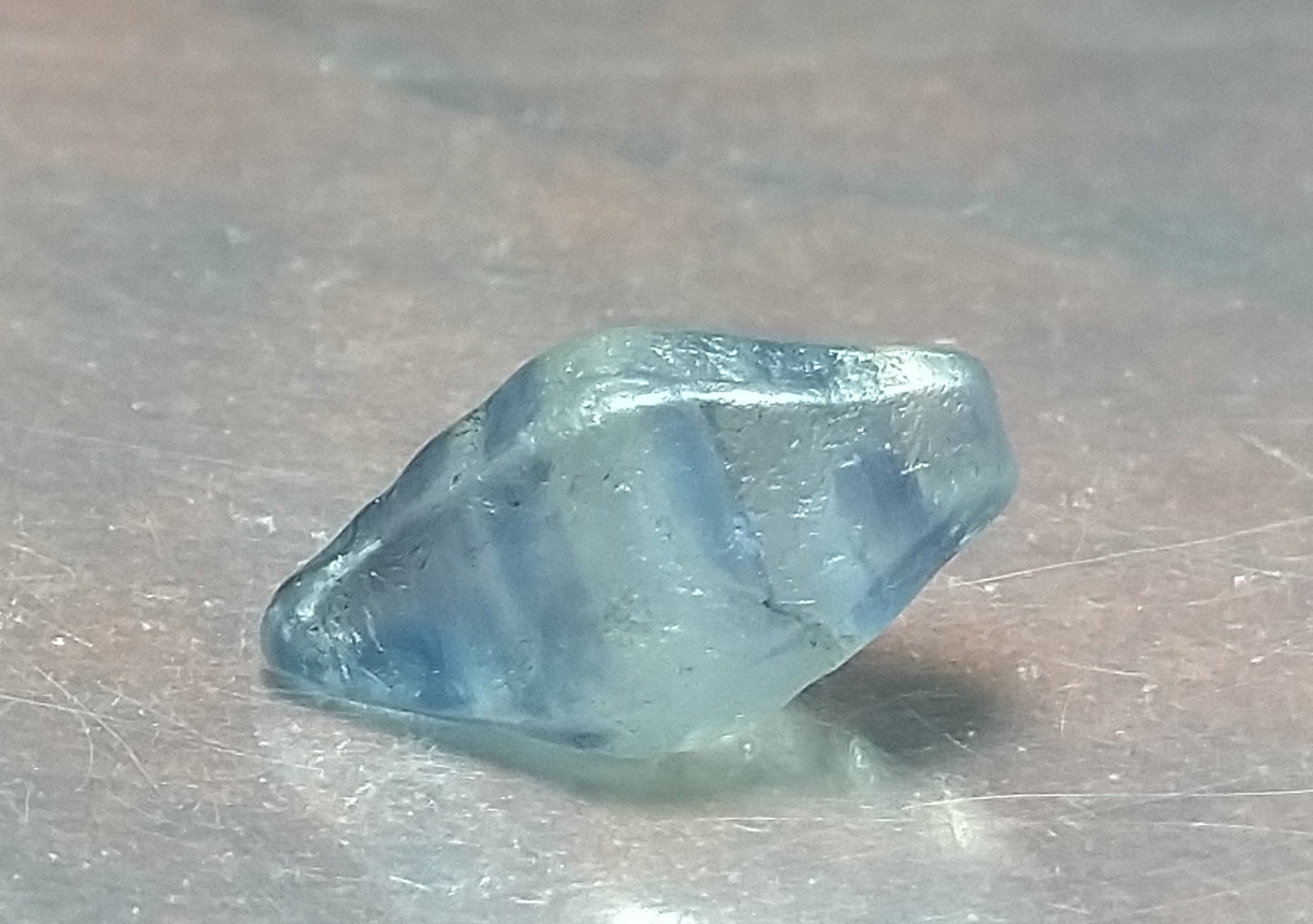 Natural Light Blue Sapphire Crystal 3.90ct Natural Stone