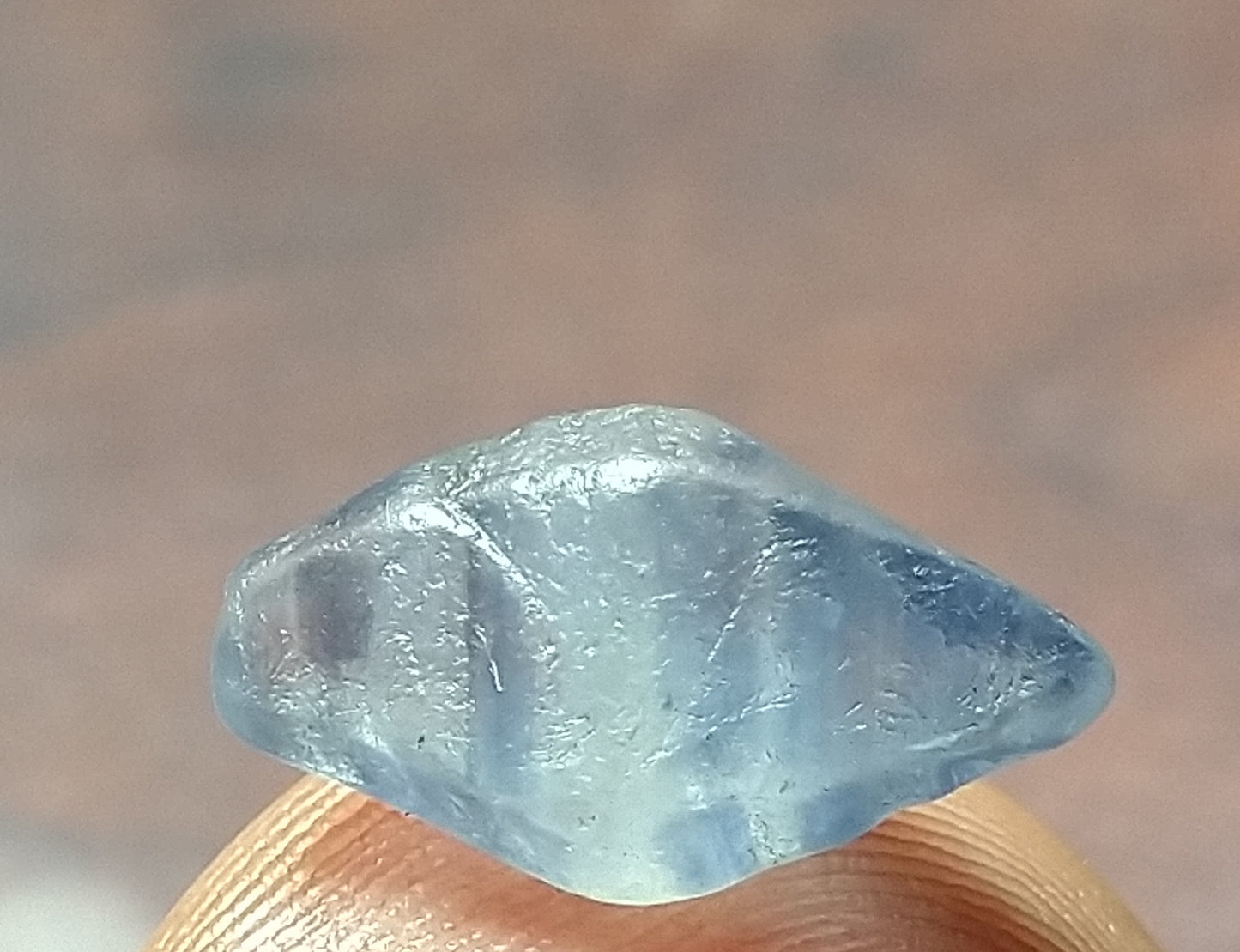 Natural Light Blue Sapphire Crystal 3.90ct Natural Stone