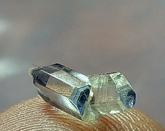 Natural Twin Sapphire 0.85ct Rare Clean Crystal Stone - Sri-Lanka.