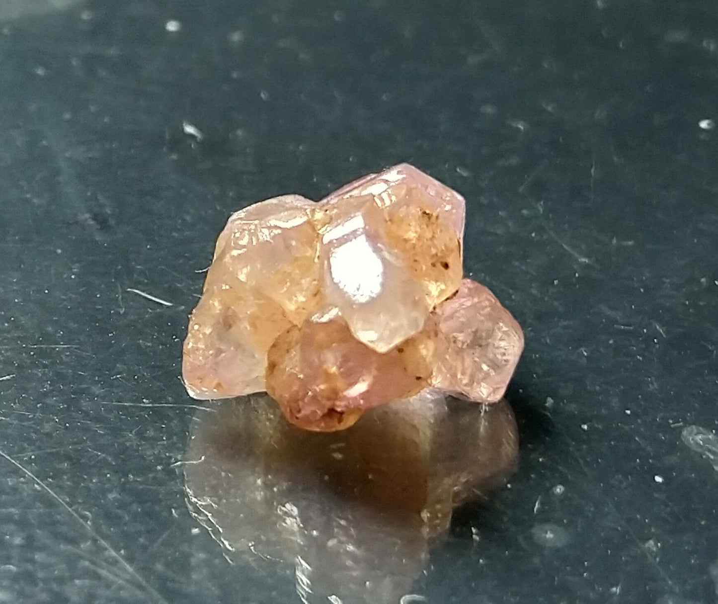 Natural Light Pink Sapphire Twin Crystal 3.85ct Natural Stone