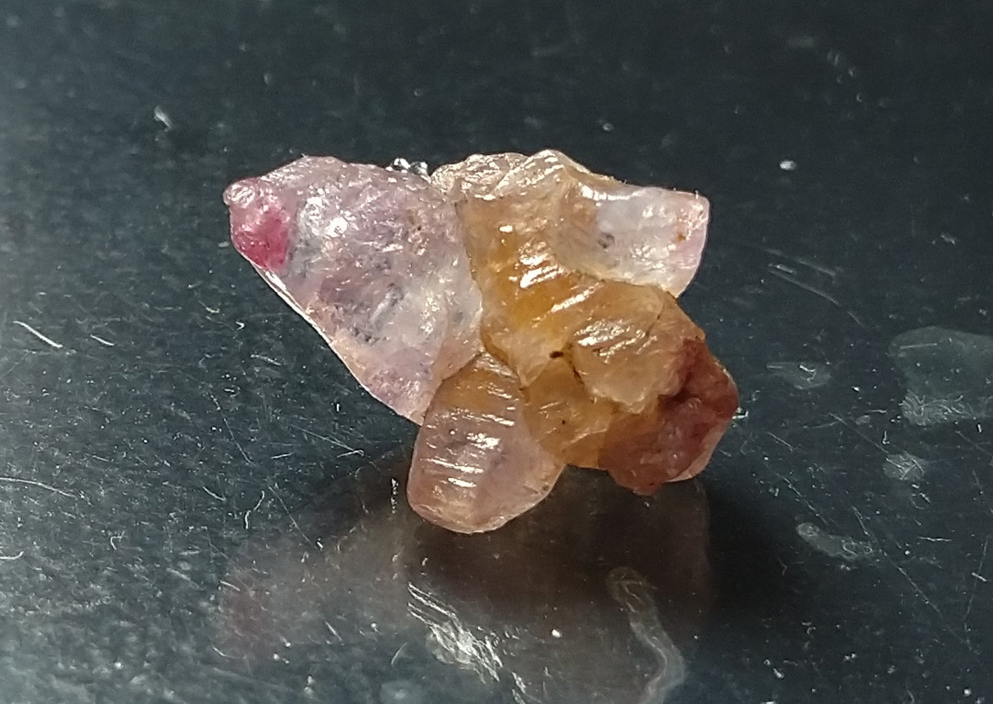 Natural Light Pink Sapphire Twin Crystal 3.85ct Natural Stone