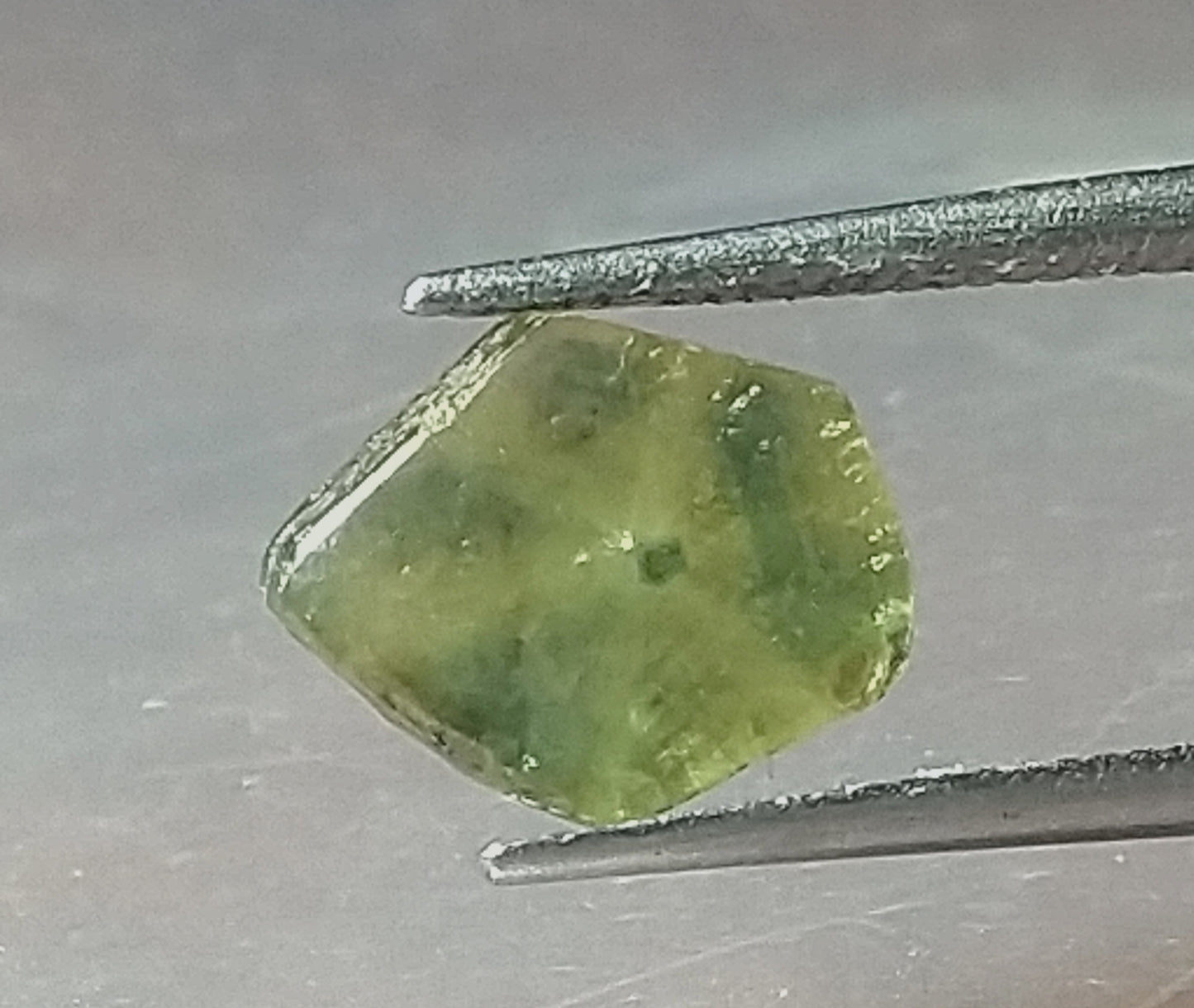 Natural Greenish Yellow Colour Trapiche Sapphire 2.40ct Rare Stone.