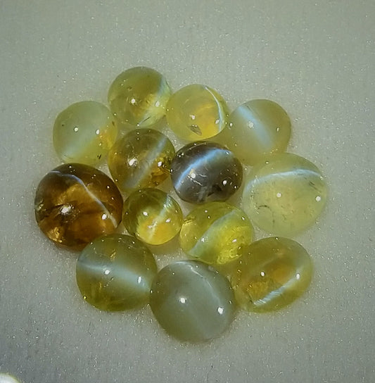 Natural Chrysoberyl Cat's Eye 7.25ct-13pcs ( Wholesale Price ) Lot.