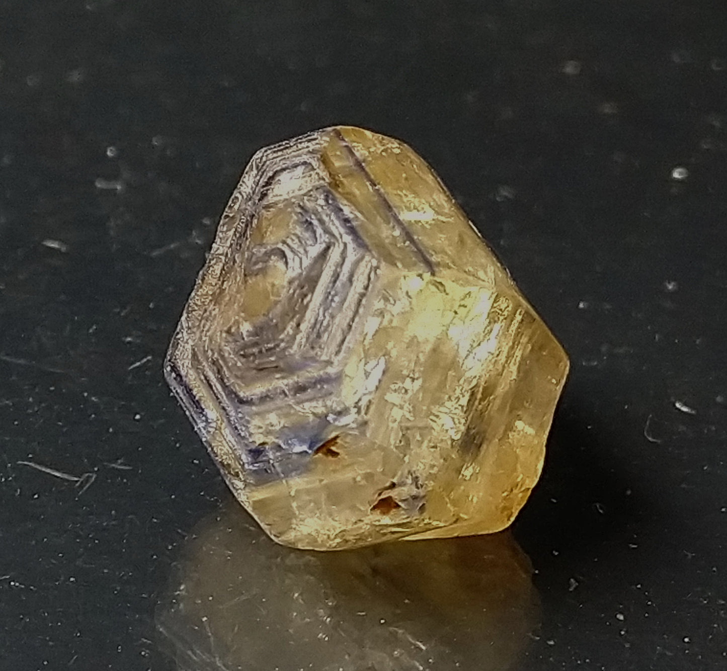 Natural Yellow Sapphire 5.70ct Natural Crystal Stone.