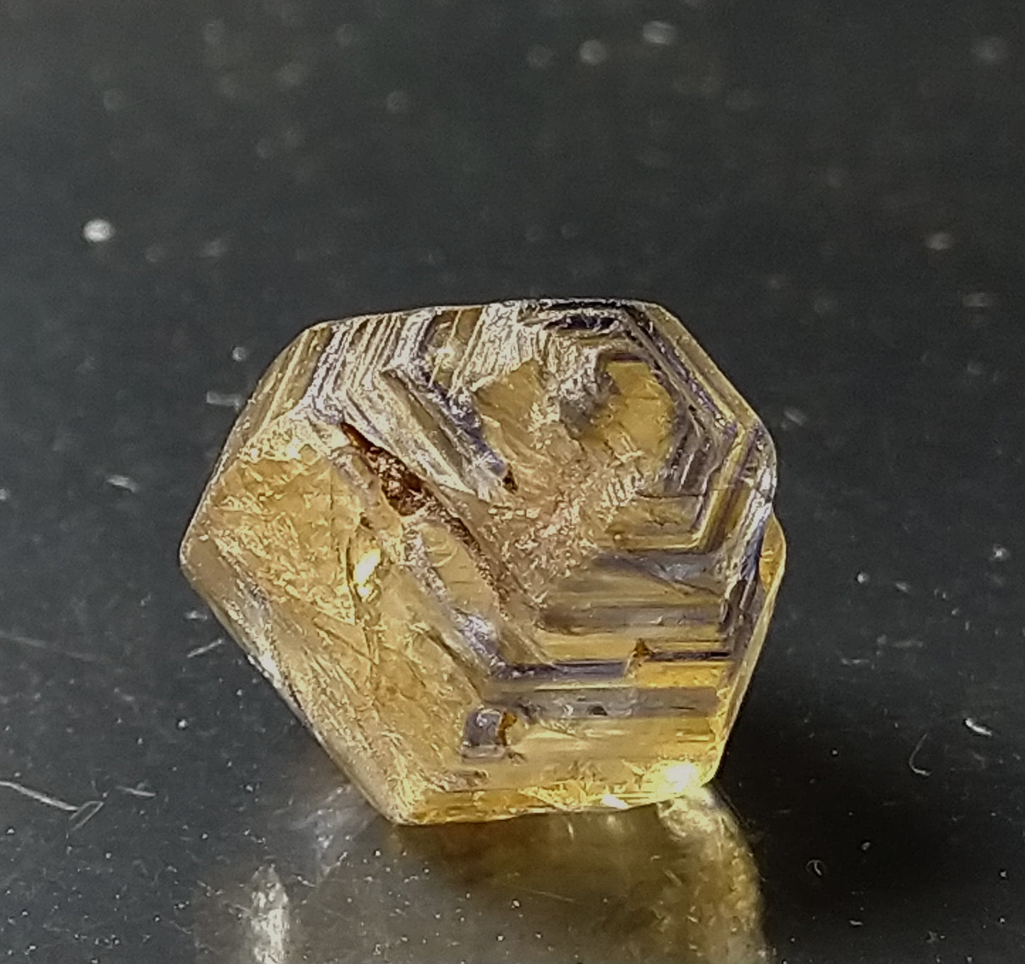 Natural Yellow Sapphire 5.70ct Natural Crystal Stone.