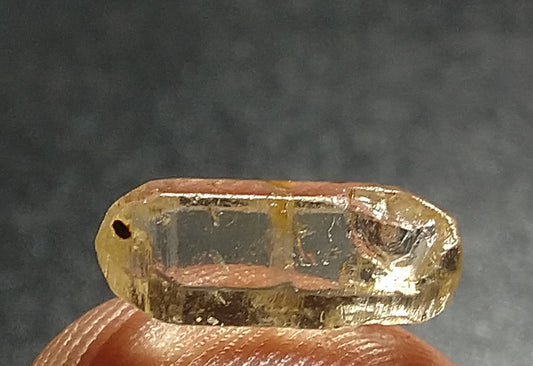 Natural Light Yellow Sapphire 2.25ct Small Facet Grade Stone.