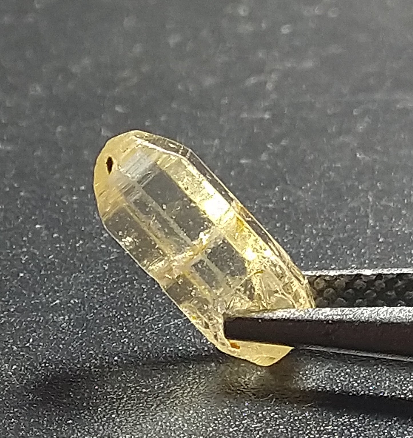 Natural Light Yellow Sapphire 2.25ct Small Facet Grade Stone.