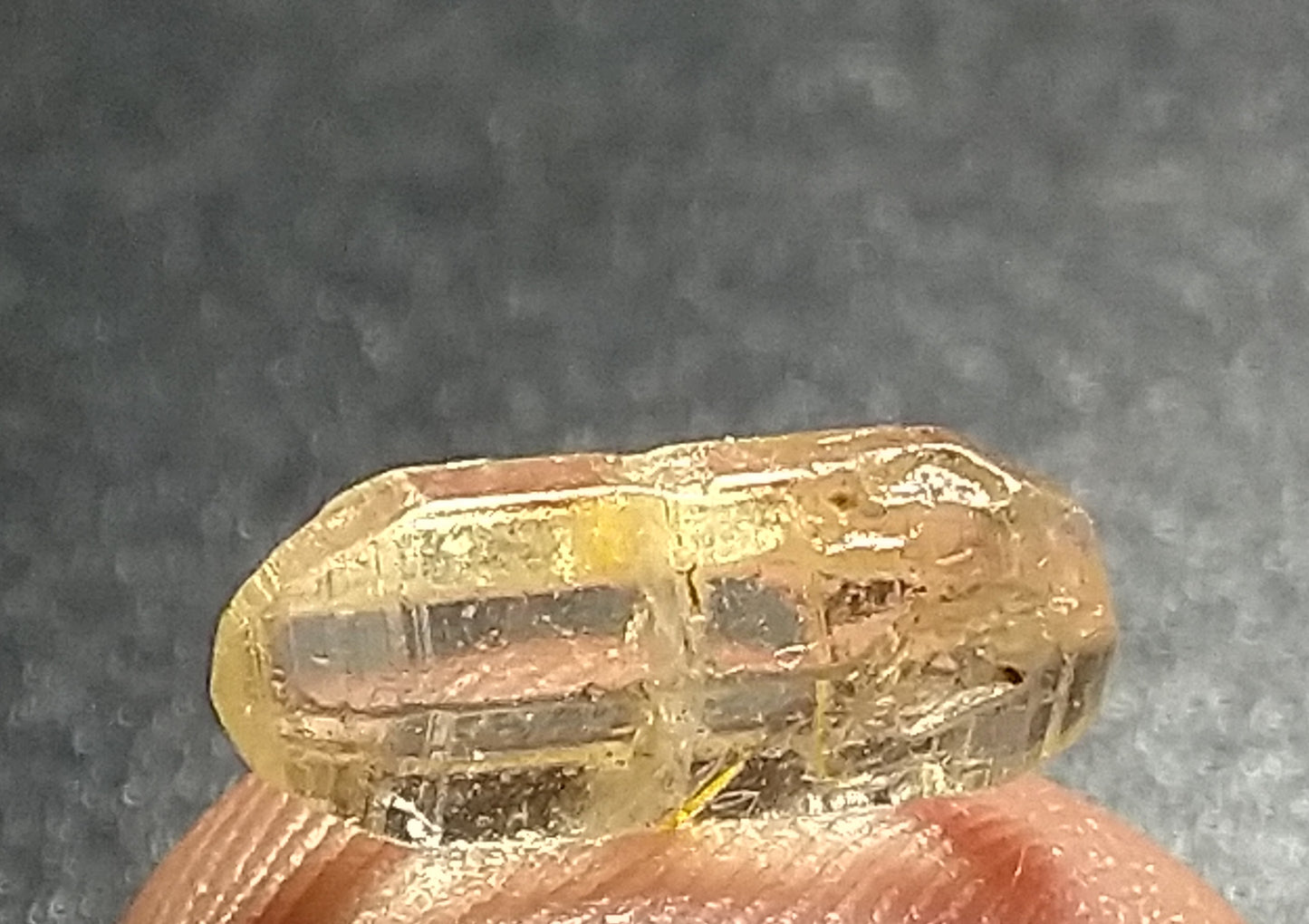 Natural Light Yellow Sapphire 2.25ct Small Facet Grade Stone.