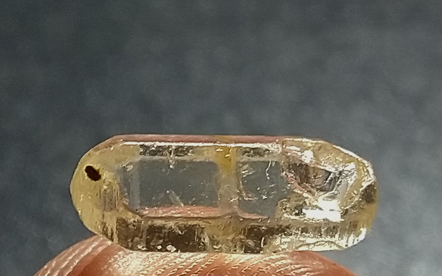 Natural Light Yellow Sapphire 2.25ct Small Facet Grade Stone.