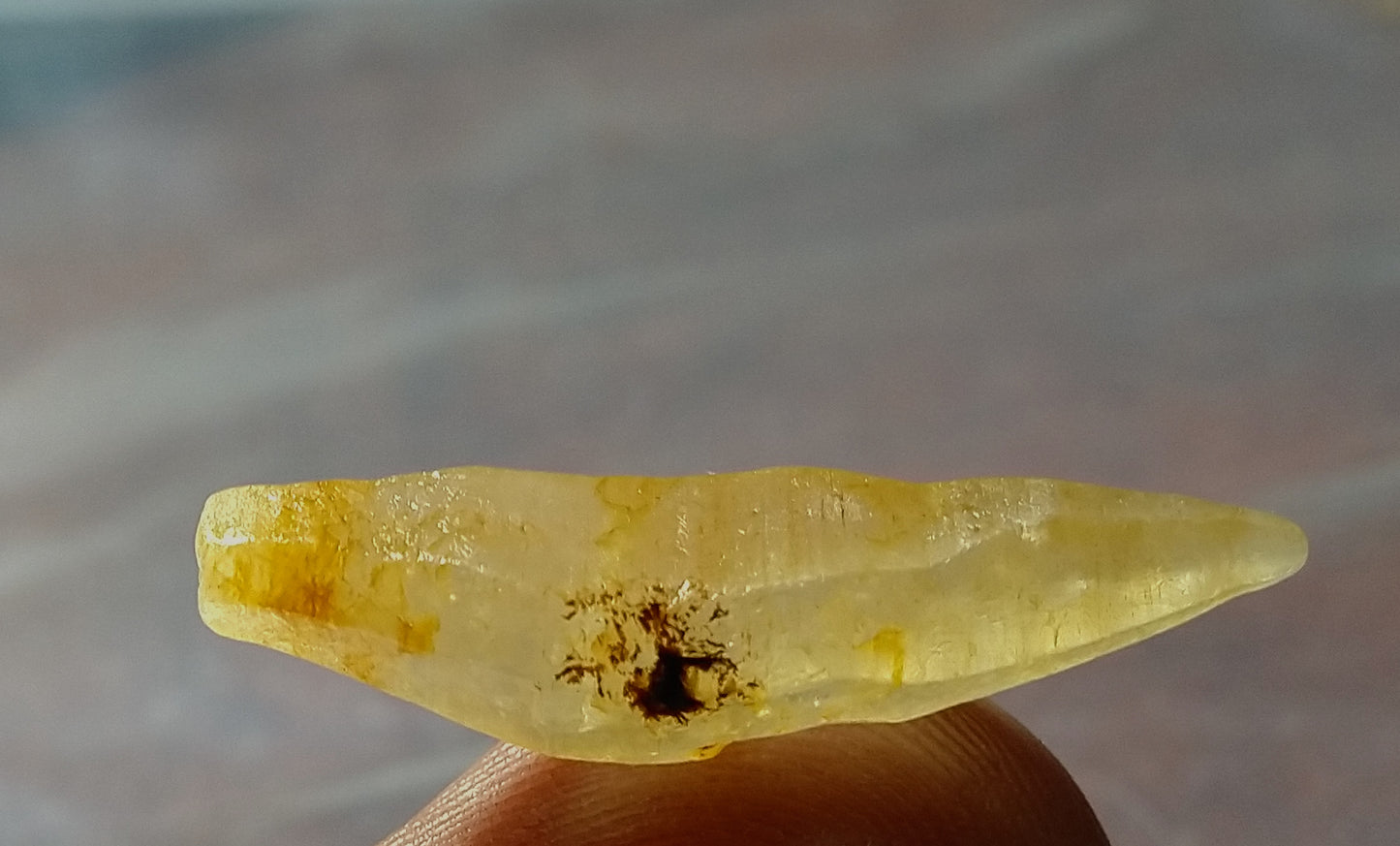 Natural Light Yellow Sapphire 11.20ct Crystal Stone