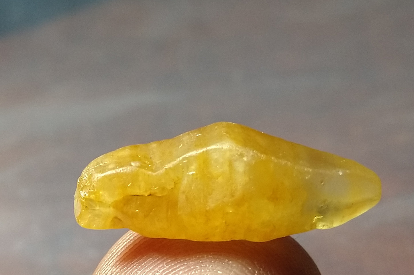 Natural Yellow Sapphire 12.40ct Crystal Stone.