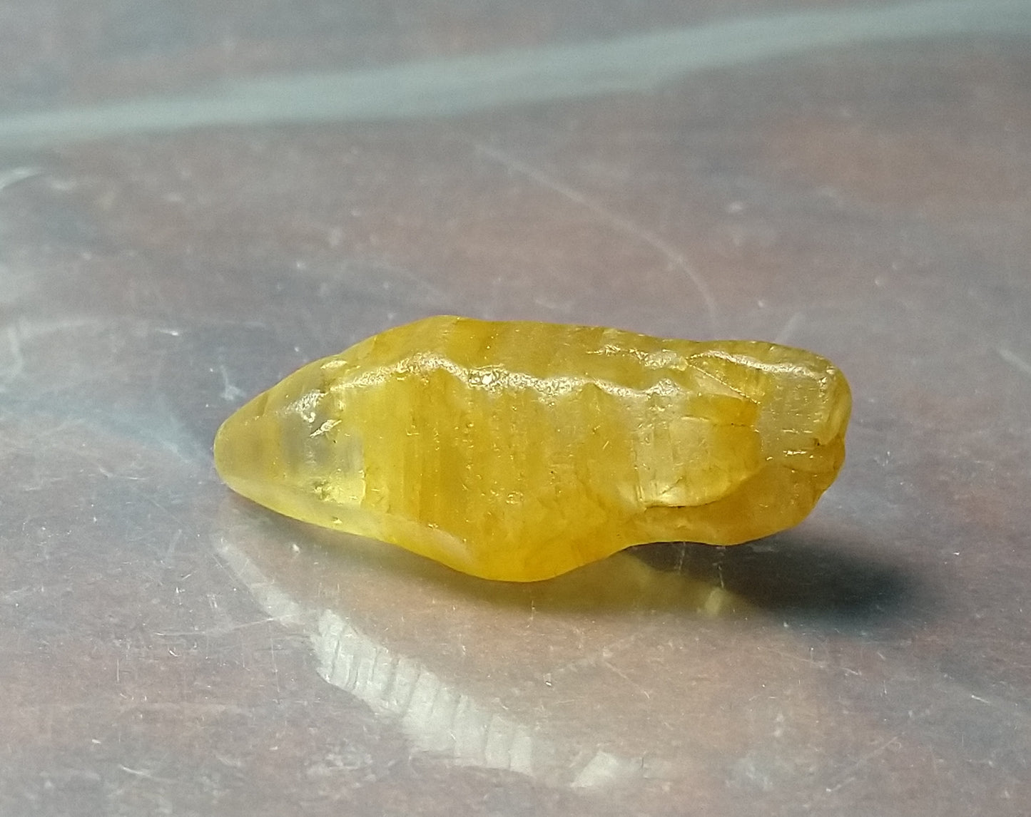 Natural Yellow Sapphire 12.40ct Crystal Stone.