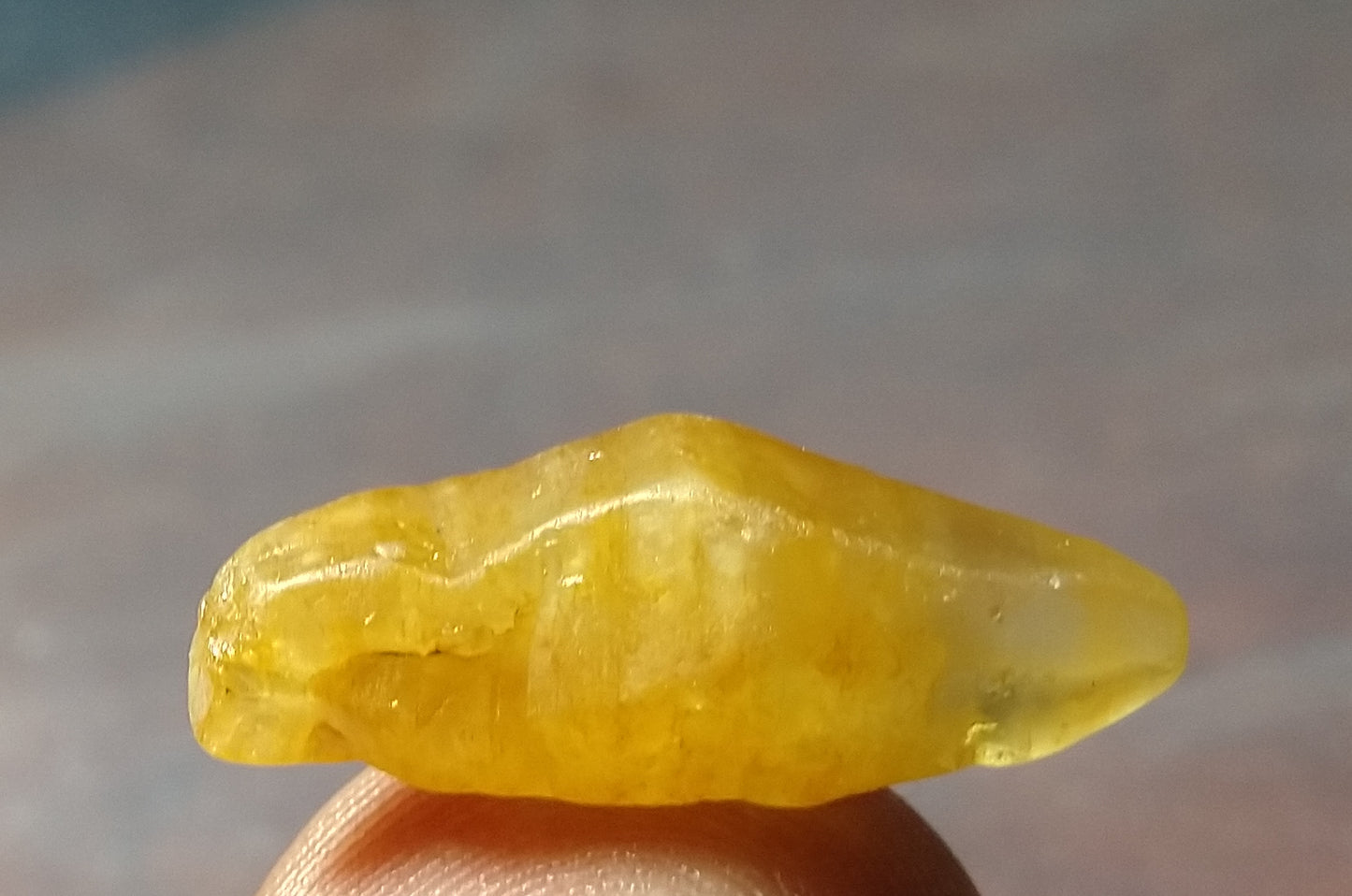 Natural Yellow Sapphire 12.40ct Crystal Stone.