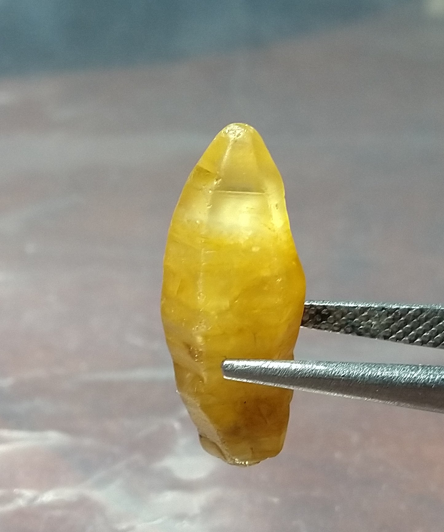 Natural Yellow Sapphire 12.40ct Crystal Stone.